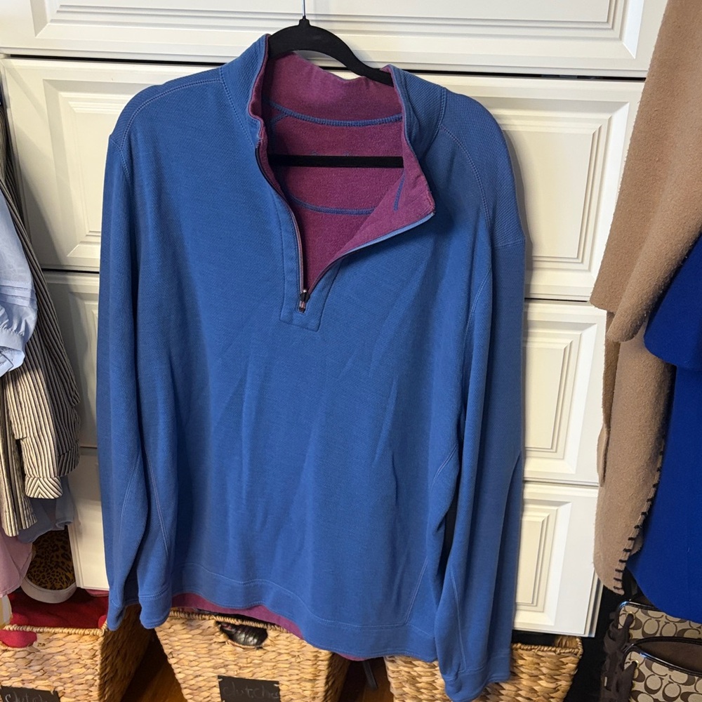 Tommy Bahama Blue and Purple Lightweight Jacket